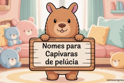 Nomes para Capivaras de Pelúcia