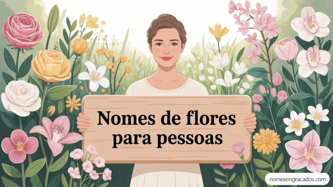 nome de flores para pessoas