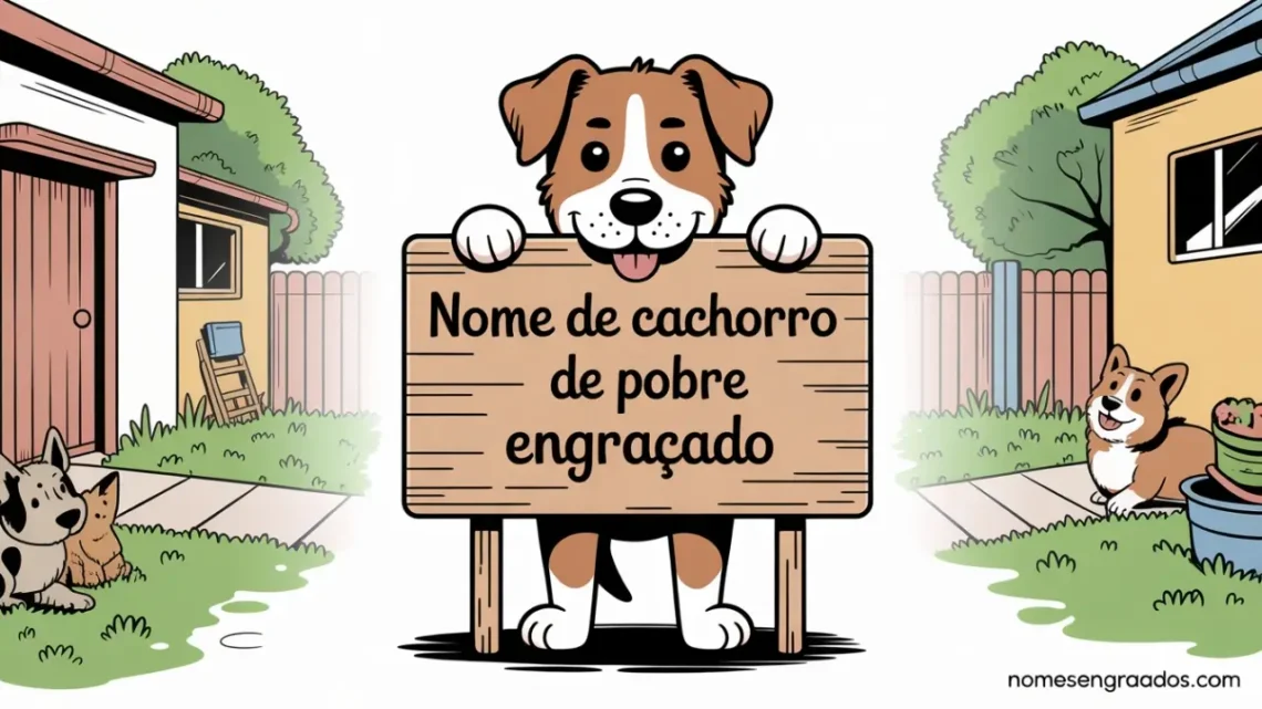 Nome de Cachorro de Pobre Engraçado