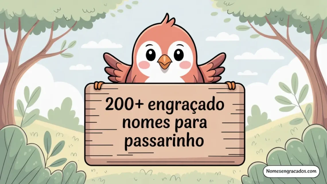 nomes passarinho