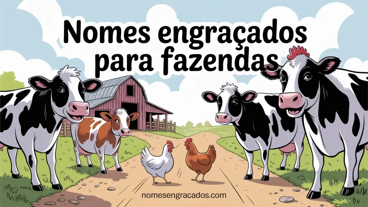 Nomes Engraçados para Fazendas