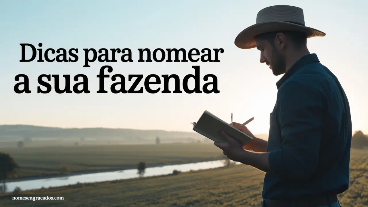Dicas para Nomear a Sua Fazenda