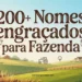 nomes para fazenda