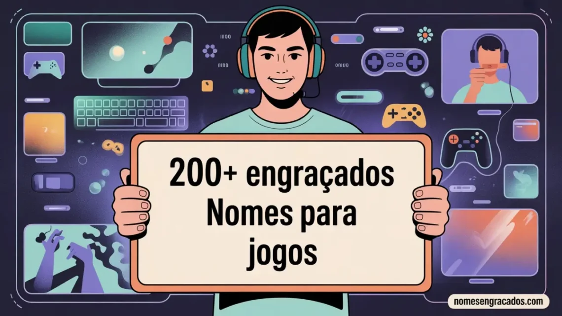 nome engraçados para jogos​