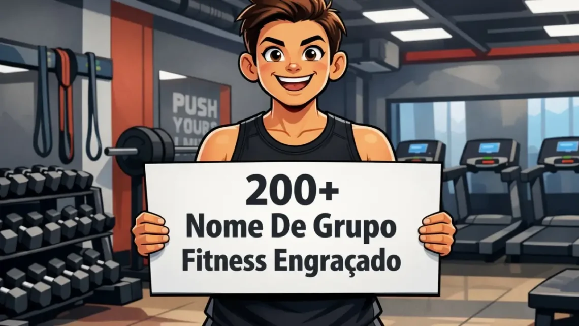 nome de grupo fitness engraçado​