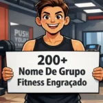 nome de grupo fitness engraçado​