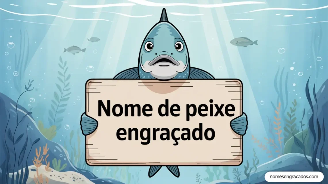 Nome de Peixe Engraçado