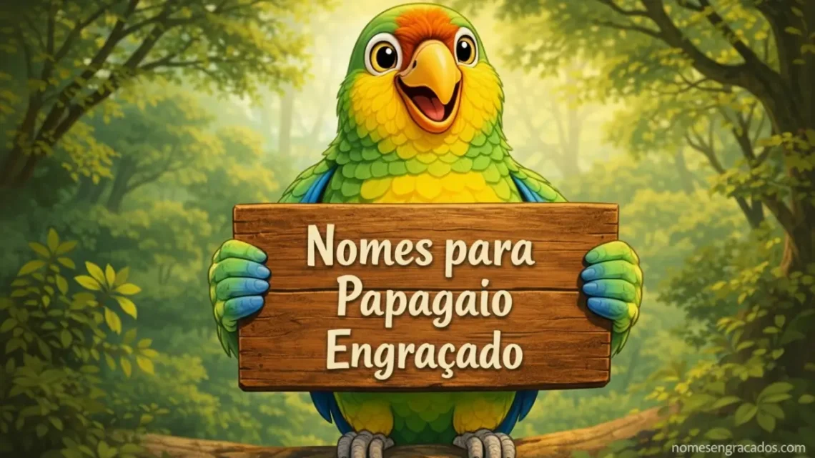 Nomes para Papagaio Engraçado