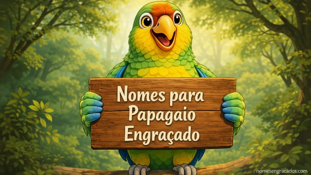 Nomes para Papagaio Engraçado